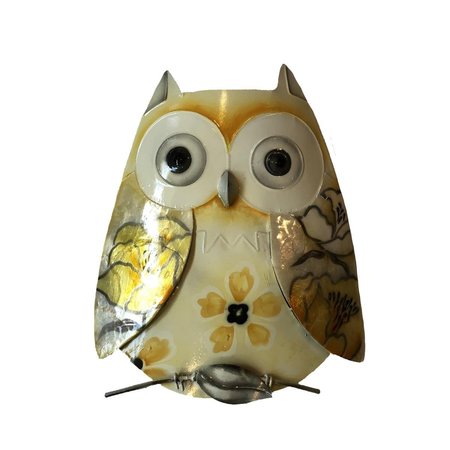 EANGEE HOME DESIGN Eangee Home Design m7032 Owl Wall Decor; Yellow m7032